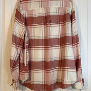 Caslon Women's Plaid Button Down Shirt